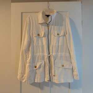 Chaos White Women's Jacket 100% Linen